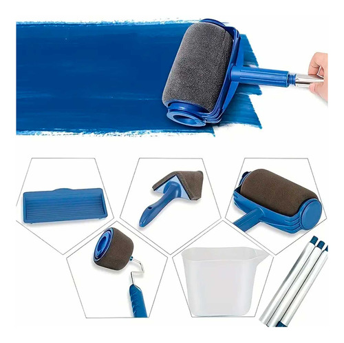 Set Rodillo Pintura Recargable Multifuncion Roller Paint