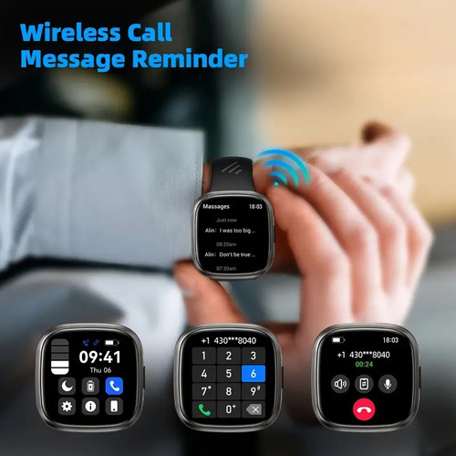 Reloj Inteligente Smart Watch Bluetooth Deportivo Resistente Al Agua Ip68, Pantalla Hd
