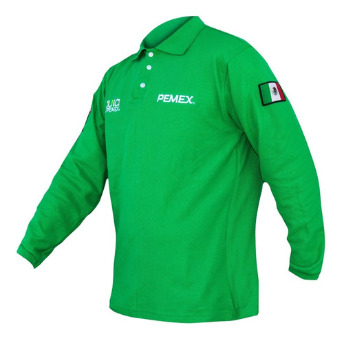 Playera Polo Ml Nueva Imagen Pemex. Uniforme Gasolineras