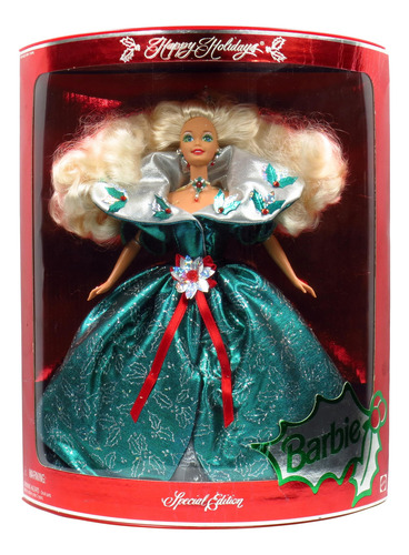 Happy Holidays Barbie 1995 Special Edition Detalle