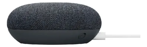 Google Nest Mini Nest Mini 2nd Gen con asistente virtual Google Assistant charcoal 110/220V