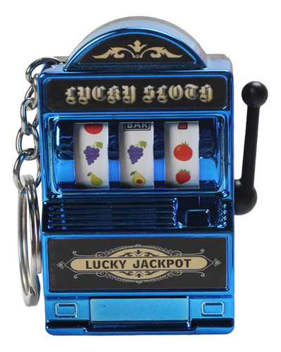 2 Mini Llavero De Juguete Para Máquina Tragamonedas, Azul