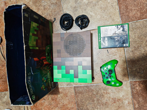 Xbox One S 1tb Edición Minecraft (Reacondicionado)