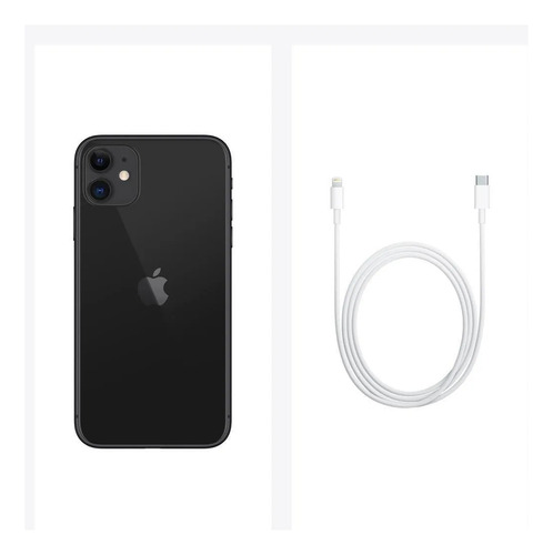 Apple Iphone 11 64 Gb Negro Con Caja Original Gris Oscuro (Reacondicionado)