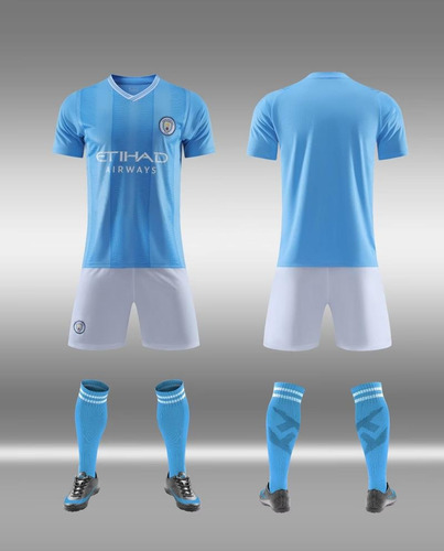 Uniformes De Fútbol Manchester City Para Niños Y Adultos