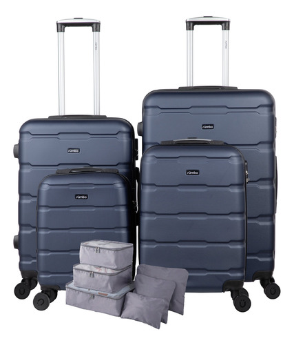 Juego 4 Maletas De Viaje Rigidas Bolsas De Viaje Ruedas 360