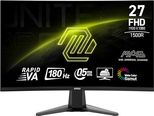 Monitor gamer Msi pantalla 27 pulgadas 180 Hz resolución Full HD