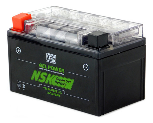 Batería Nsk De Gel Ytx7a Para Vento Phantom 150 Zx