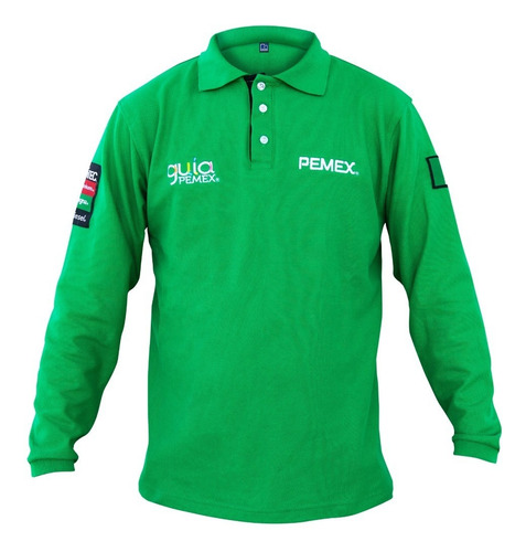 Playera Polo Ml Nueva Imagen Pemex. Uniforme Gasolineras