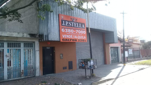 Galpón De Losa 220 M² Cub, - 2 Baños - Oficina - Patio - Haedo