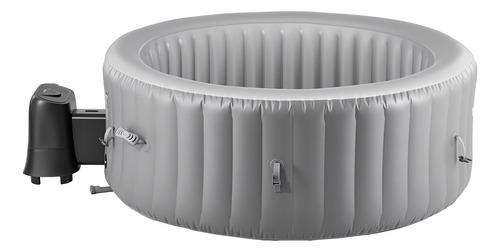 Jacuzzi Inflable Redondo 4-6 Personas, 81,9x26in 130 Chorros