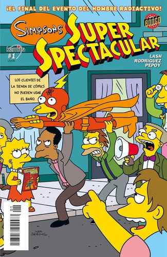 Simpsons Super Spectacular 1, De Matt Groening / Batton Lash., Vol. No Aplica. Editorial Kamite, Tapa Blanda, Edición No Aplica En Español, 2018