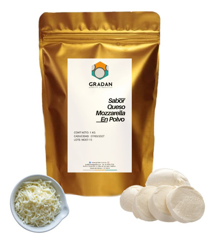 Saborizante Sabor Queso Mozzarella En Polvo 1 Kg