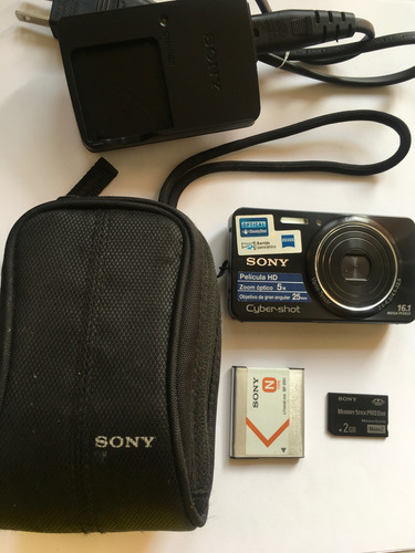 Camara Sony Cyber-shot Dsc-w570 + Kit De Accesorios Original Negro (Usado)