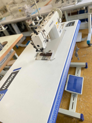 Maquina De Coser Plana Doble Transporte Unique Gc0303cx