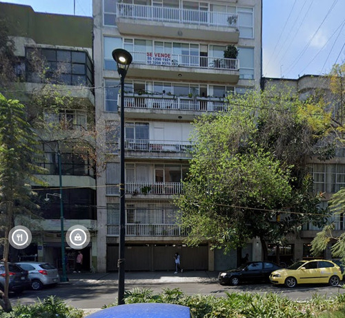Departamento En Venta Colonia Roma Norte, En Av. Veracruz #·11 Cuauhtémoc, Cerca Av. Paseo De La Reforma, Av. Sonora, De Los Parques México Y España, Col. Condesa, Torre Bbva, Torre Mayor. Fl19-za