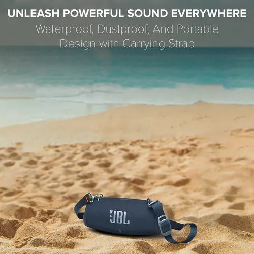 Altavoz Bluetooth Portátil Jbl Xtreme 3 Con Funda Azul