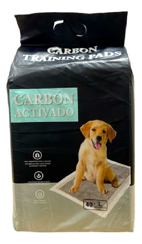 Pañal De Piso Perro Carbon Activado Talla L (2 Paquetes)