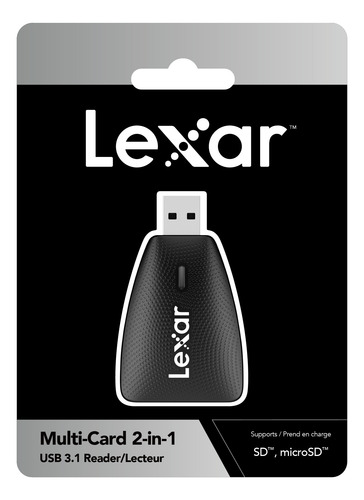 Lexar Lector De Memoria Rw450 Multitarjeta 2 En 1 Usb 3.1