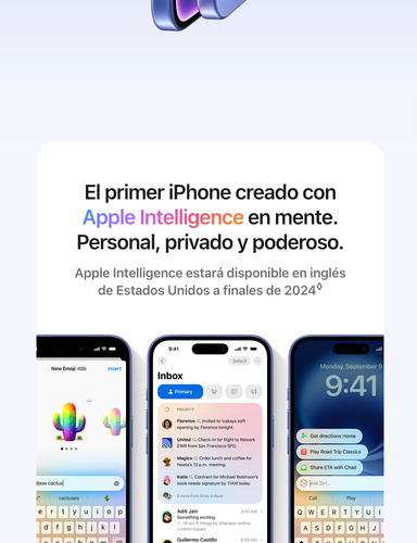 Apple iPhone 16 (128 GB) - Blanco - Excelente (Reacondicionado)