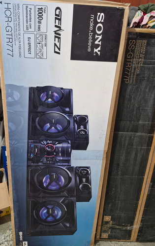 Sony Genezi Ss-gtr777 Minicomponente Potencia Rms Alta (Usado)
