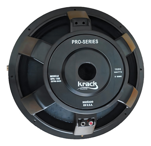 Subwoofer Krack Kpa 18b Bobina 4.0 Profesional Krack