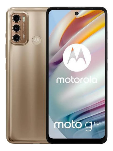 Moto G60 128 Gb Dorado /azul 6 Gb Ram (Usado)