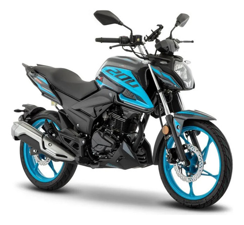 Motocicleta Italika 200z Azul