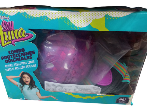 Casco Coderas Rodilleras Soy Luna Original Set Proteccion