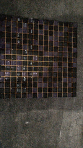 Mosaico Para Alberca Irid Dark Lava Marca Diamond 2 X 2 Cm