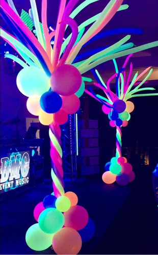 Globo Salchicha, Zeppelin #270, Colores Surtidos Neon 100pz