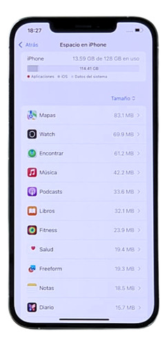 Apple iPhone 12 Pro Max (128 Gb) - Plata (Usado)