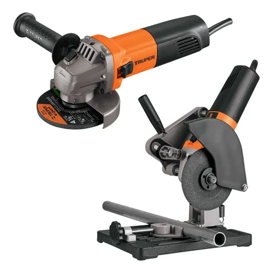Combo: Amoladora Pro 800 W + Soporte Para Esmeriladora 4 1/2