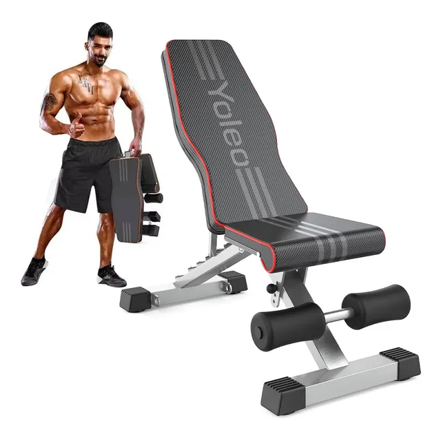 Banco Fitness Ajustable Gym Pesas Inclinado Ejercicio Banca