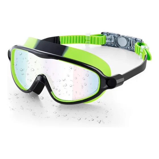 Gafas De Natacion Portzon Wide View, Unisex Para Ninos An...