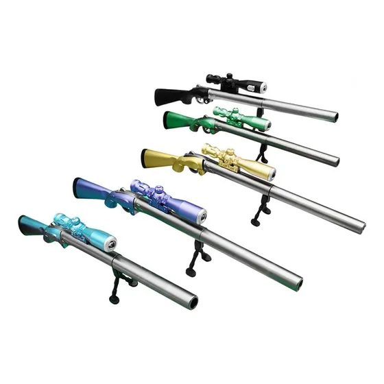 Bolígrafo De Gel Luminiscente Con Forma De Pistola,
