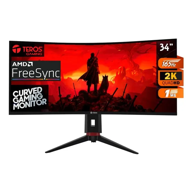 Monitor Ultrawide Curvo 34 3440x1440 144hz 4ms Hdr Teros7250
