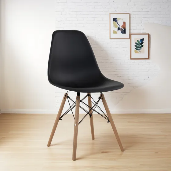 Silla Tipo Eames Para Comedor Negocio Modernas Minimalistas