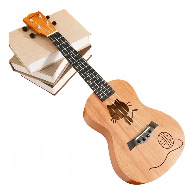 Ukelele Concierto Soprano Kit De Instrumentos Caoba Pro 23in