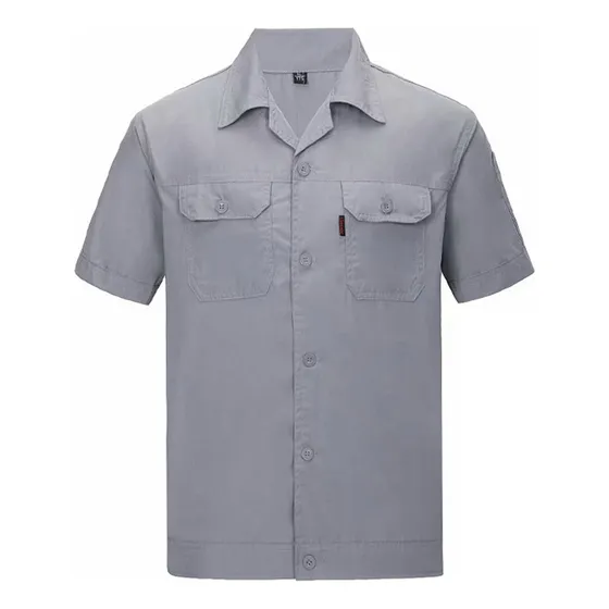 Camisa Gerar Uniformes Trabajo Hombre Manga Corta Poliéster