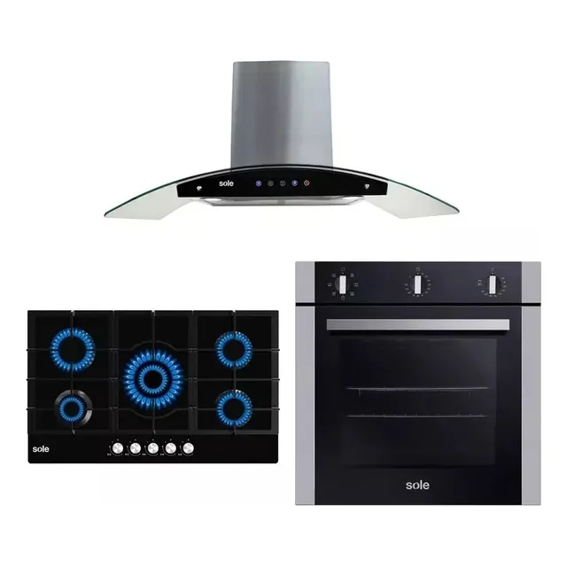 Combo Sole Cocina + Campana Venus + Horno Eléctrico 73l
