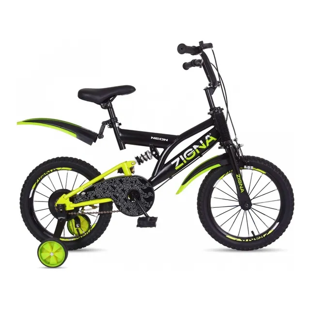 Bicicleta Infantil Zigna Neón 16  Negra