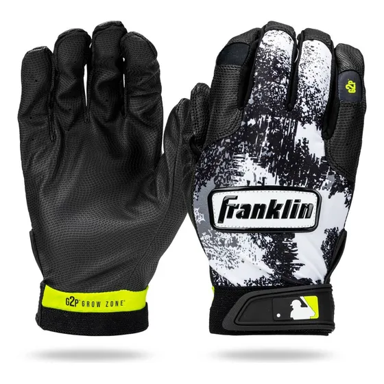 Guanteletas Beisbol Franklin Grow 2 Pro Negro Bnco Infantil Talla Grande