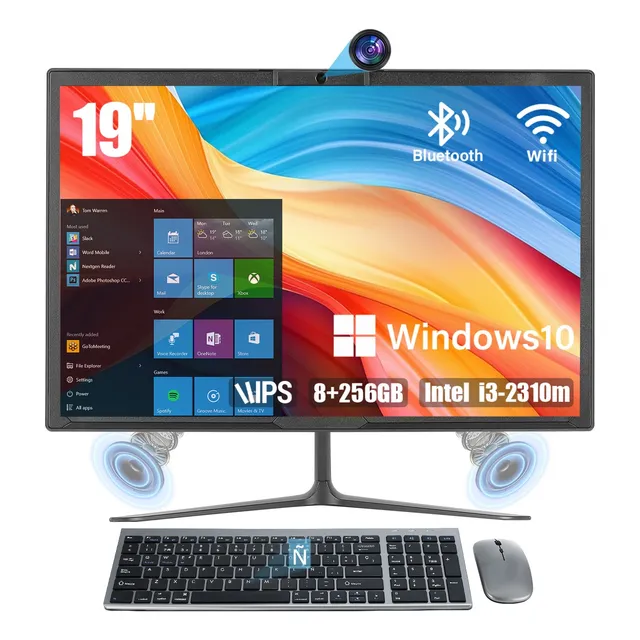 19'' Pc All In One 8+256gb Intel I3-2310m Cámara+teclado