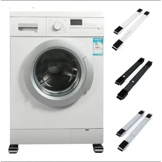 Base De Lavadora Refrigeradora Con Ruedas Extensible Blanco