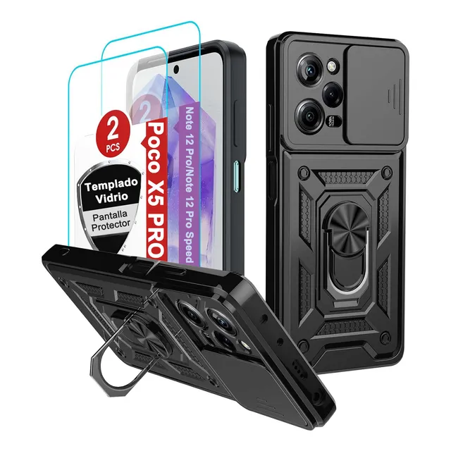 Funda Para Xiaomi Poco X5 Pro/note 12 Pro 5g Uso Rudo +2mica
