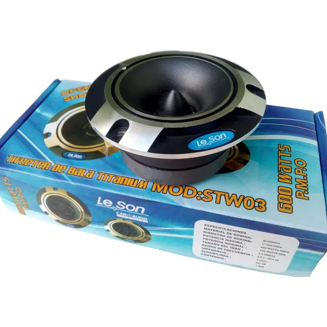Par De Tweeter Bala Le Son Stw03 Potente 600w 4 Ohm
