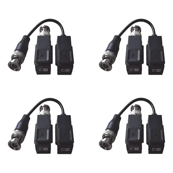 Transceptor Balluns Hasta 4k 100% Cobre Hikvision Ds-1h18s/e