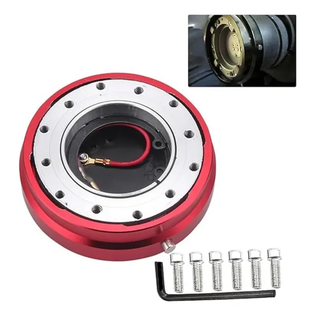 Quick Release Base Quitapon De Volante Universal De 6 Hoyos