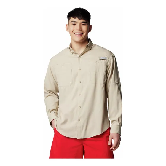 Camisa Columbia Hombre Pfg Tamiami Ii Beige